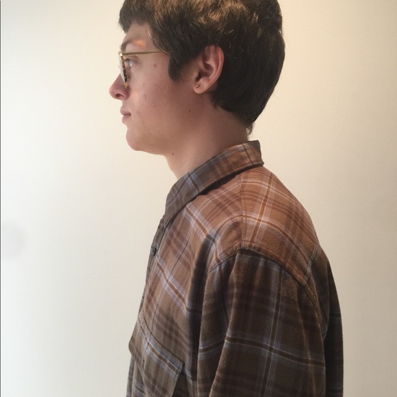 Brown gender neutral flannel - Picture 3 of 4